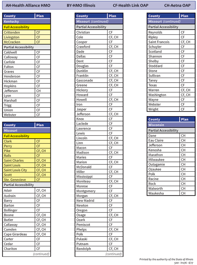Out-of-State Accessibility, page 2