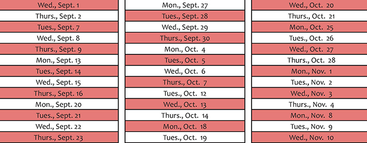 Virtual Fall Member Meetings