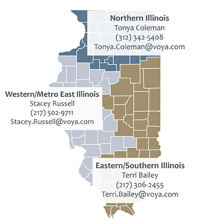 Voya map